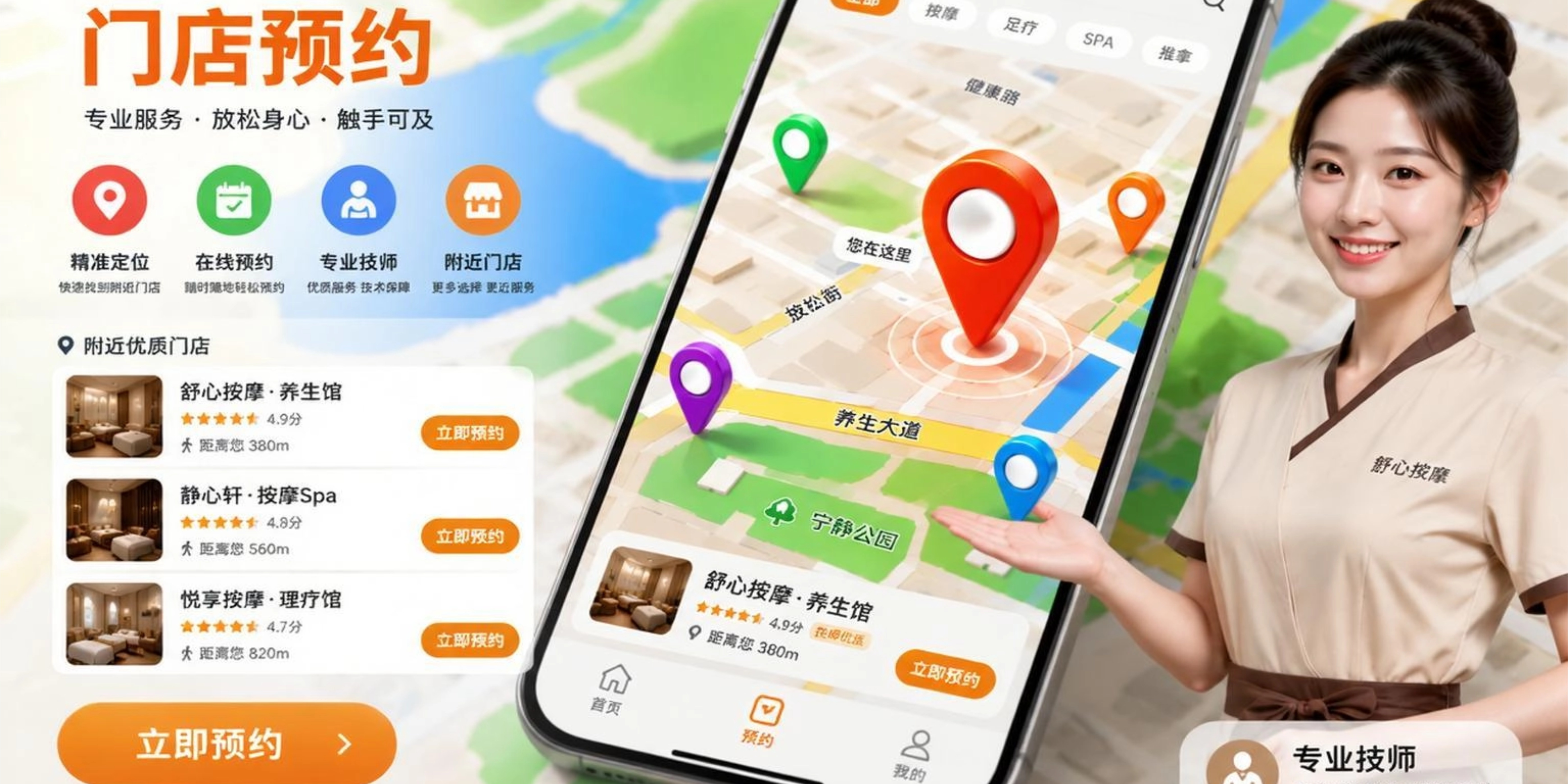 上海极速放松｜上海附近100米上门按摩，在家解锁轻奢康养